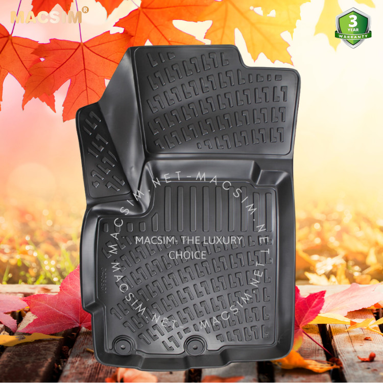 Thảm lót sàn ô tô nhựa TPU Silicon Mitsubishi outlander sport 2013- 2019 Nhãn hiệu Macsim