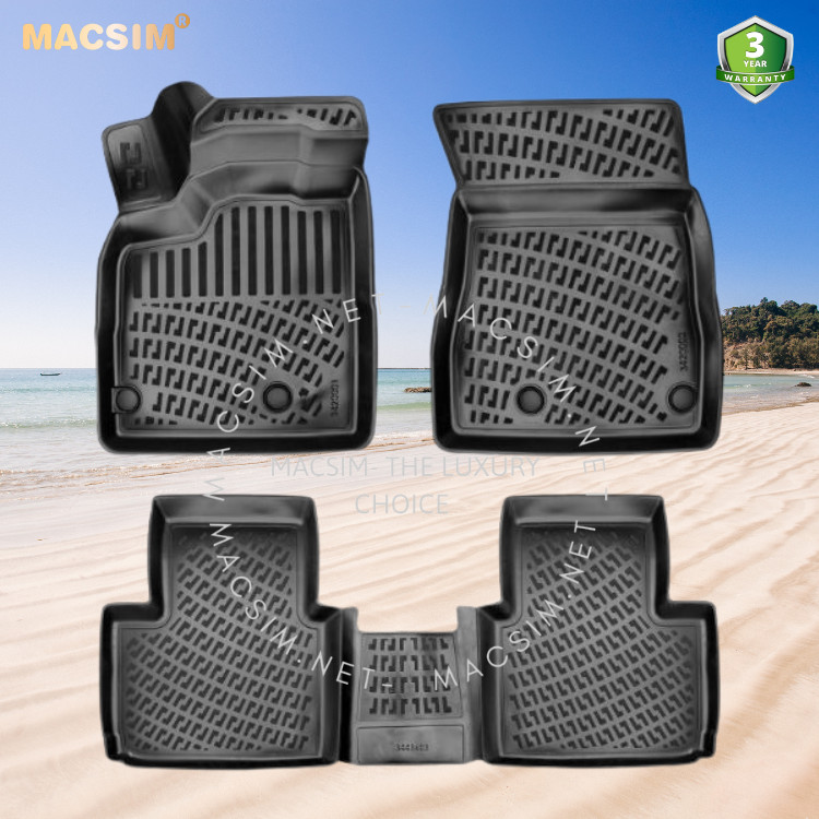 Thảm lót sàn ô tô nhựa TPU Silicon Mitsubishi outlander USA 2022+ Nhãn hiệu Macsim