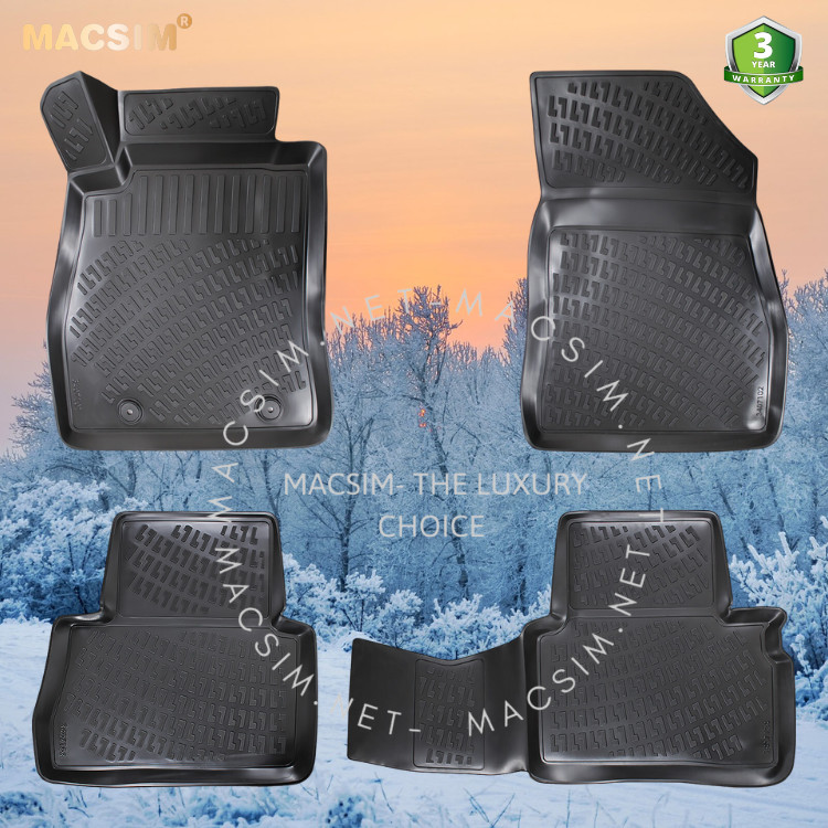 Thảm lót sàn ô tô nhựa TPU Silicon Nissan Juke first generation ( f15) 2010- 2019 Nhãn hiệu Macsim