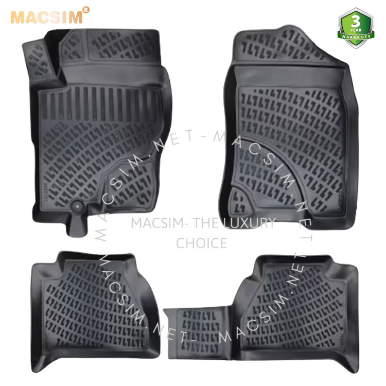 Thảm lót sàn ô tô nhựa TPU Silicon Nissan Navara 2005- 2013 Nhãn hiệu Macsim