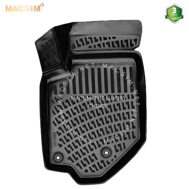 Thảm lót sàn ô tô nhựa TPU Silicon Peugeot 2008 second generation 2019+ Nhãn hiệu Macsim