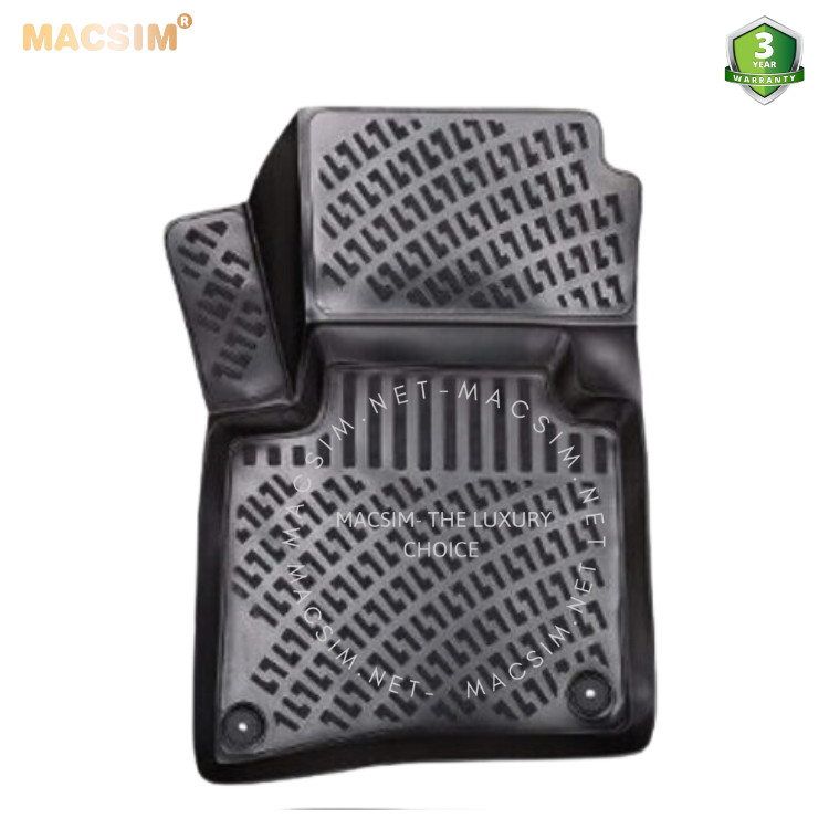 Thảm lót sàn ô tô nhựa TPU Silicon Porsche Cayenne second generation 2011-2017 Nhãn hiệu Macsim