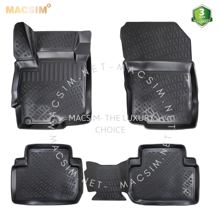 Thảm lót sàn ô tô nhựa TPU Silicon Toyota Hilux seventh generation 2004-2015  Nhãn hiệu Macsim