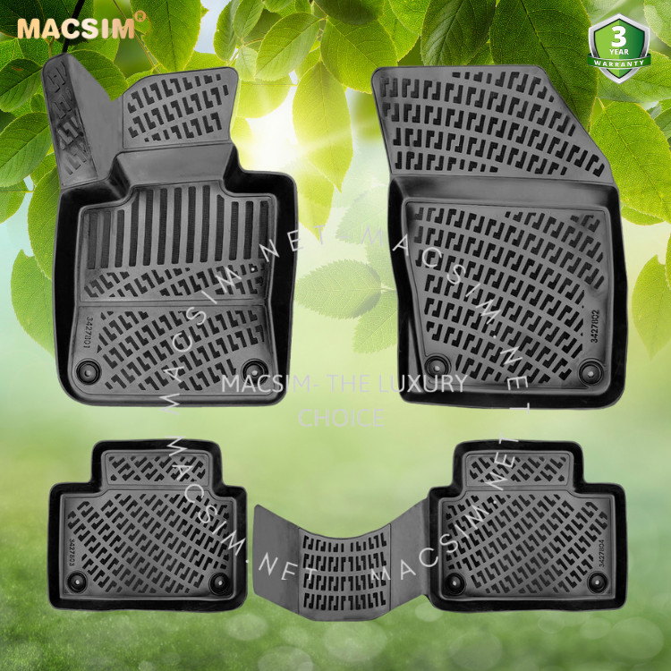 Thảm lót sàn ô tô nhựa TPU Silicon Volvo S60 ( third generation)  2019+ Nhãn hiệu Macsim