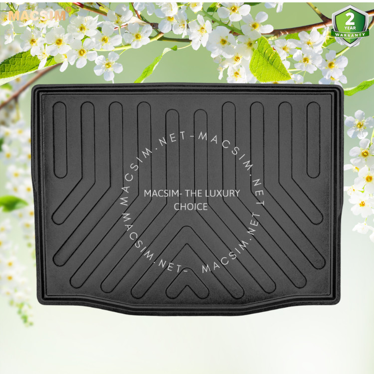 Thảm lót cốp ô tô nhựa TPU Honda HR-V third generation 2023 + Nhãn hiệu Macsim