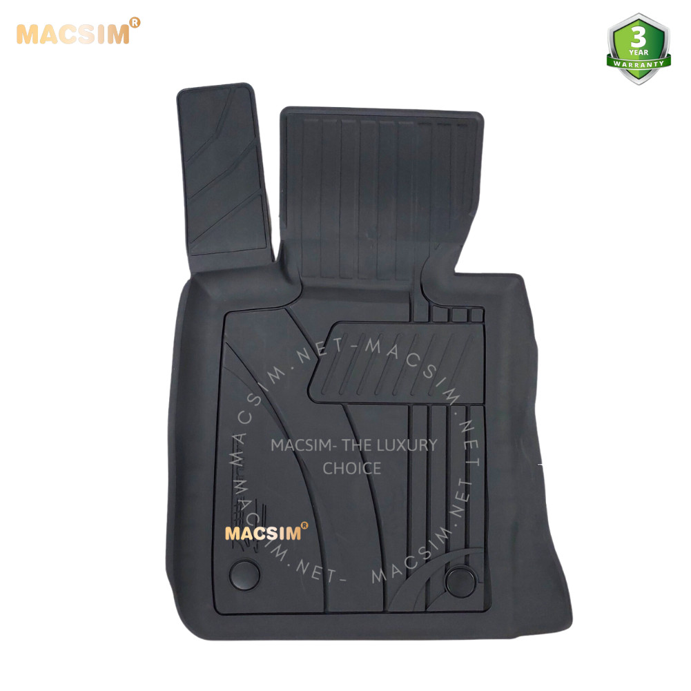 Thảm lót sàn ô tô nhựa TPE Silicon  BMW G30 5 Series 2016+ Black  Nhãn hiệu Macsim