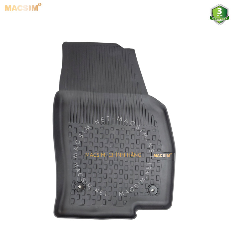 Thảm lót sàn ô tô nhựa TPE Silicon Volkswagen T-Cross (Tcross) 2019+ Black Nhãn hiệu Macsim