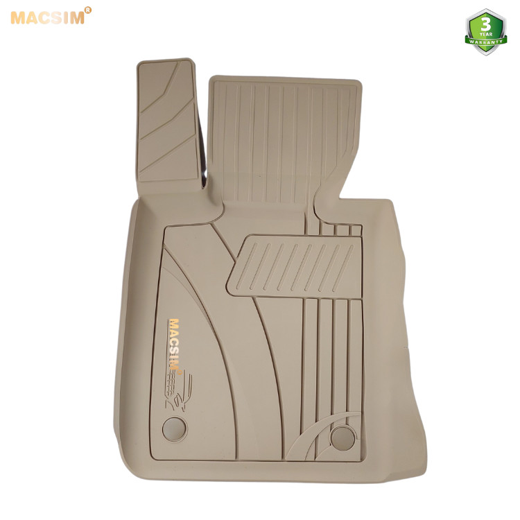 Thảm lót sàn ô tô nhựa TPE Silicon BMW G30 5 Series 2016+ Beige Nhãn hiệu Macsim