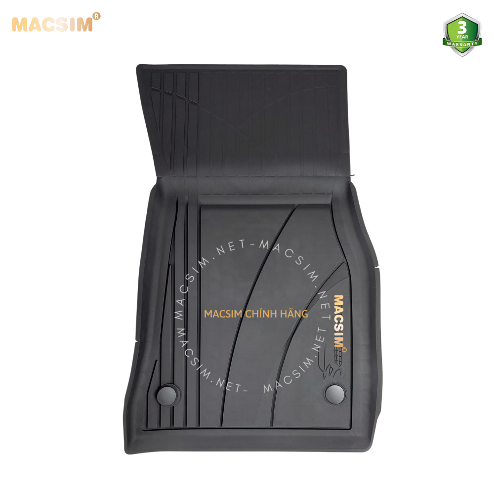 Thảm lót sàn ô tô nhựa TPE Silicon G26 Gran Coupe BMW 4 Series 2021+ Black Nhãn hiệu Macsim