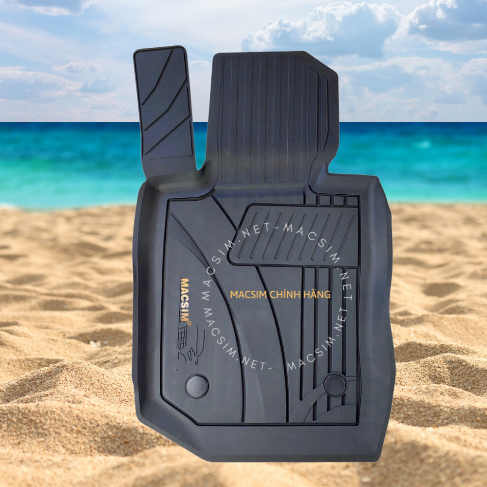 Thảm lót sàn ô tô nhựa TPE Silicon G22 Coupe BMW 4 Series 2020+ Black (Fronts Only) Nhãn hiệu Macsim