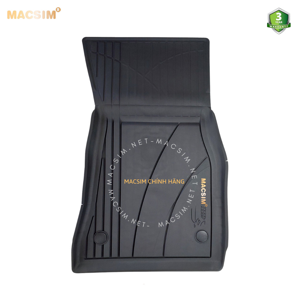 Thảm lót sàn ô tô nhựa TPE Silicon G22 Coupe BMW 4 Series 2020+ Black (Fronts Only) Nhãn hiệu Macsim