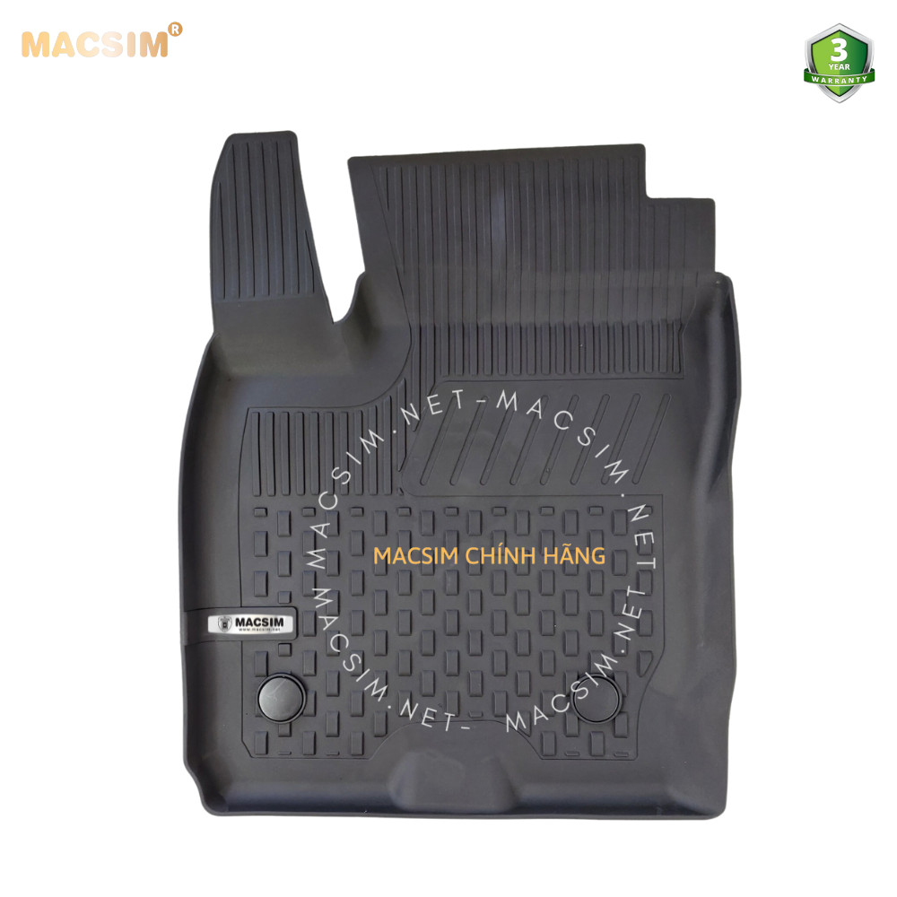 Thảm lót sàn ô tô nhựa TPE Silicon Ford Tourneo Courier 2014+ Black Nhãn hiệu Macsim