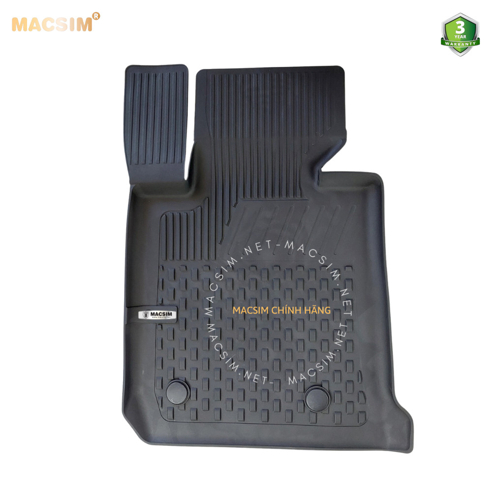 Thảm lót sàn ô tô nhựa TPE Silicon F20-F21 BMW 1 Series 2011-2018 Black Nhãn hiệu Macsim