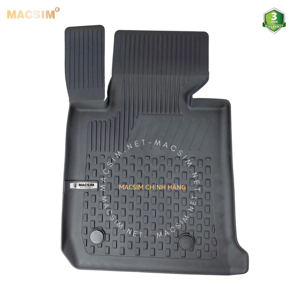 Thảm lót sàn ô tô nhựa TPE Silicon F36 Grand Coupe BMW 4 Series 2014-2019 Black Nhãn hiệu Macsim