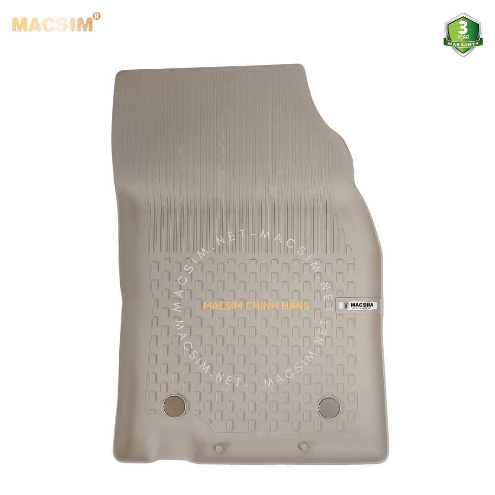 Thảm lót sàn ô tô nhựa TPE Silicon Nissan X-TRAIL 2014+ Beige Nhãn hiệu Macsim