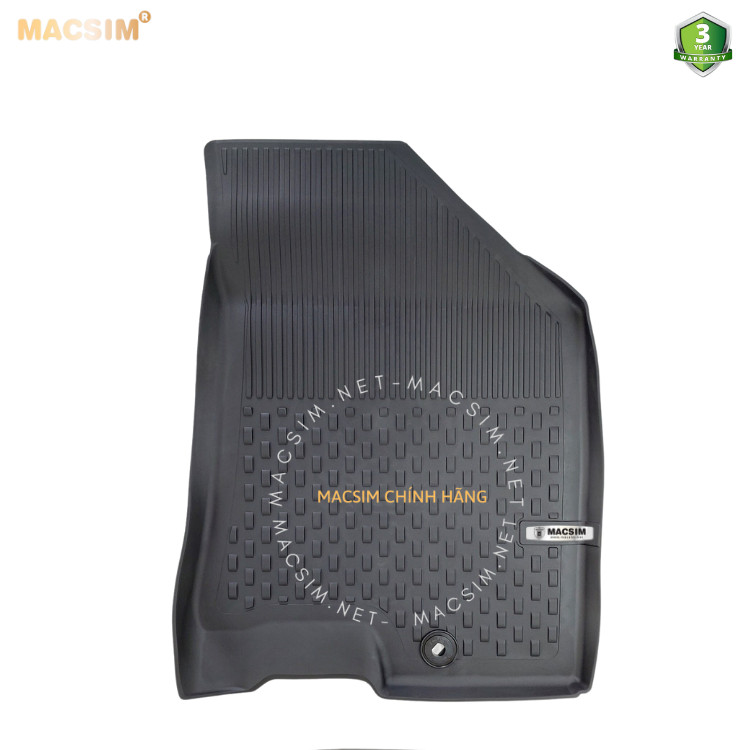 Thảm lót sàn ô tô nhựa TPE Silicon Kia sportage 2010- 2015 Black Nhãn hiệu Macsim