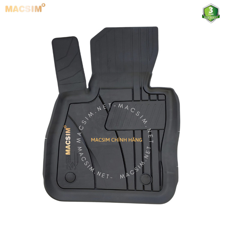 Thảm lót sàn ô tô nhựa TPE Silicon BMW 1 Series Hatchback (F40)  2019+ Black Nhãn hiệu Macsim