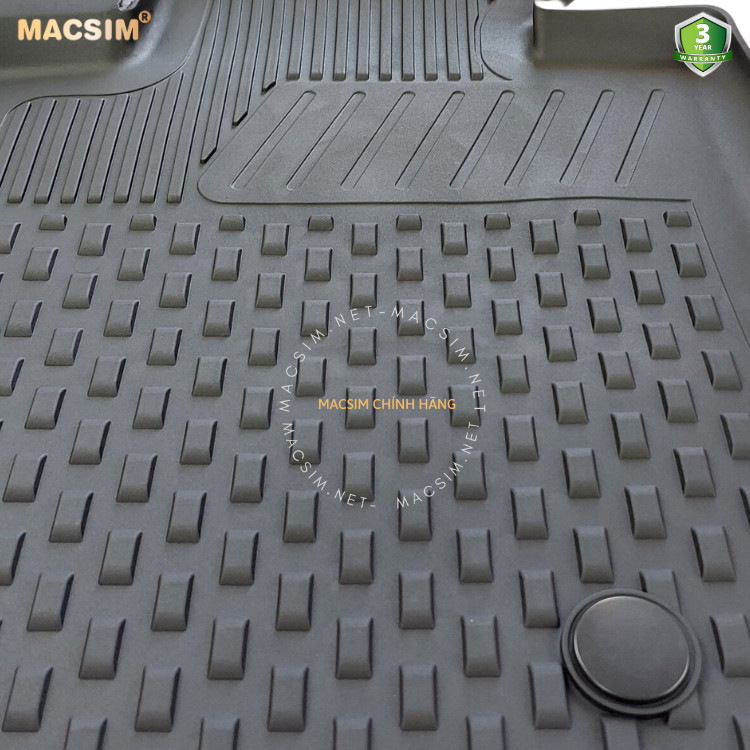 Thảm lót sàn ô tô nhựa TPE Silicon Peugeot 3008 GT Line 2016+  Nhãn hiệu Macsim
