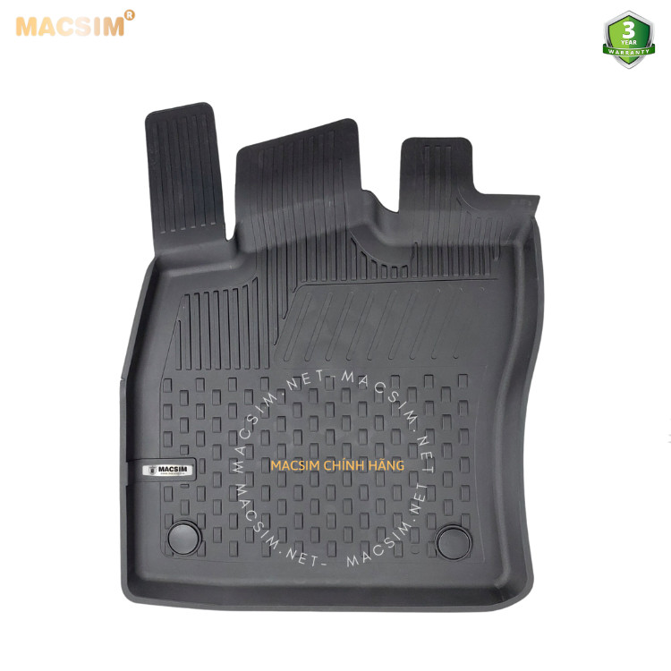 Thảm lót sàn ô tô nhựa TPE Silicon Volkswagen Passat B8 2016-2022+ Black Nhãn hiệu Macsim