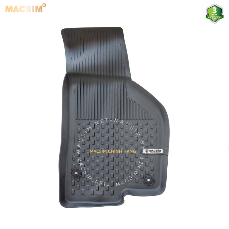 Thảm lót sàn ô tô nhựa TPE Silicon Passat B7 2010-2014 Black Nhãn hiệu Macsim