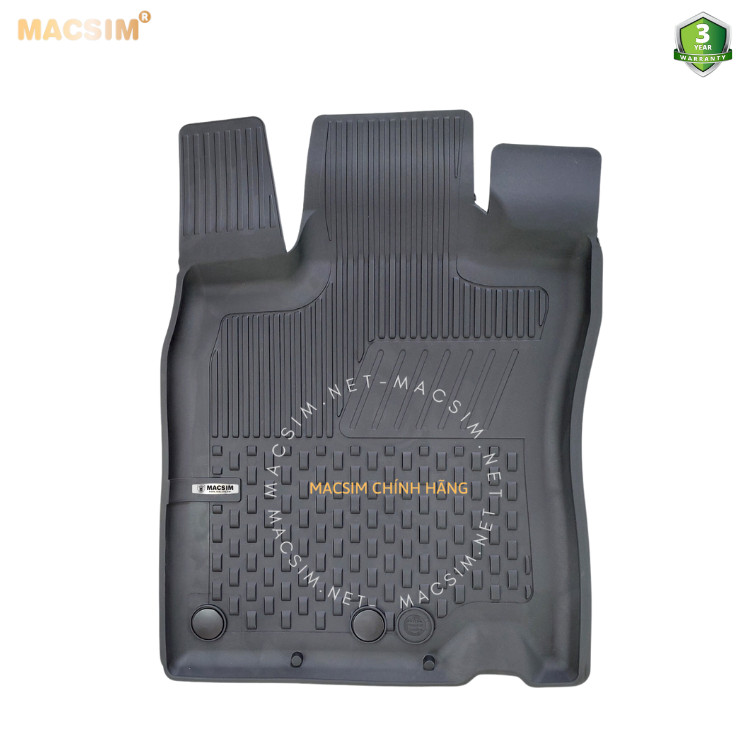 Thảm lót sàn ô tô nhựa TPE Silicon Nissan X-TRAIL 2014+ Black Nhãn hiệu Macsim