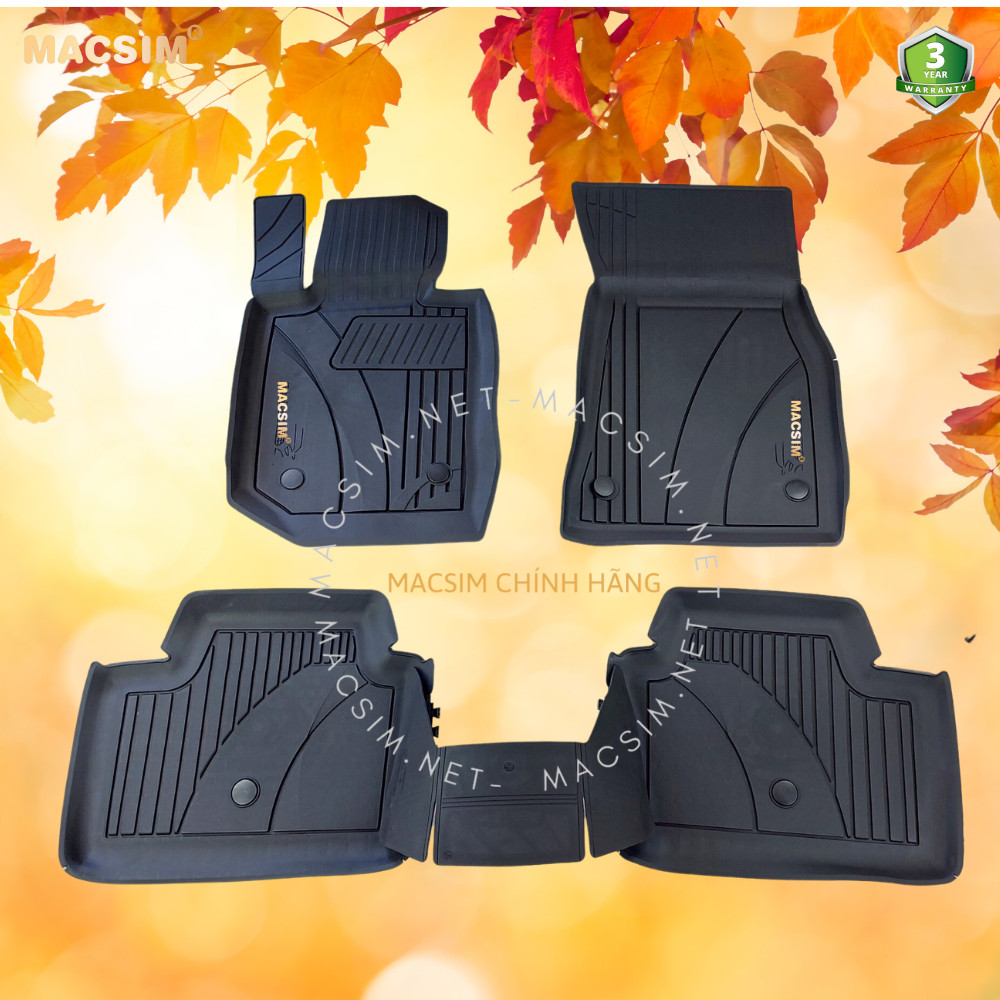 Thảm lót sàn ô tô nhựa TPE Silicon G20 BMW 3 Series 2019 + Black Nhãn hiệu Macsim