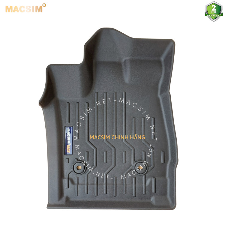 Thảm lót sàn xe ô tô Lexus LM 300H -LM 350 2021+Nhãn hiệu Macsim chất liệu nhựa TPV cao cấp màu đen - 3 hàng ghế