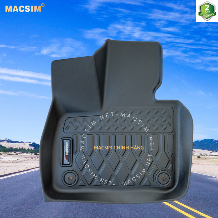 Thảm lót sàn ô tô Vinfast VF9- 7 chỗ Macsim - Tpe chuẩn phom, Dễ Vệ Sinh (Mã 01)