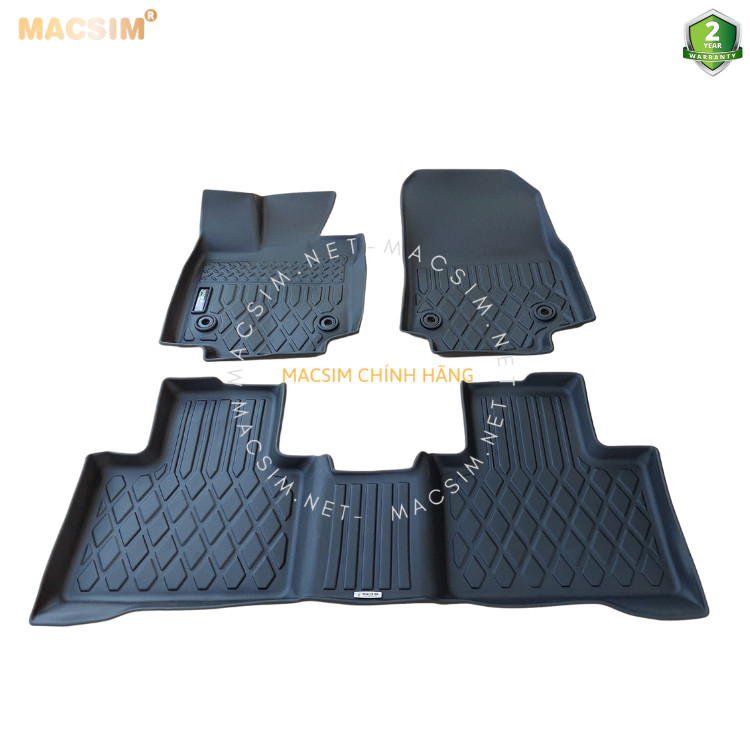 Thảm lót sàn xe ô tô lexus RX 2023 (sd) Nhãn hiệu Macsim chất liệu nhựa TPE cao cấp màu đen