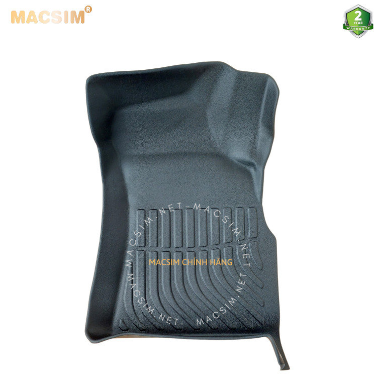 Thảm lót sàn xe ô tô Toyota Fortuner 2005-2016 (sd)Nhãn hiệu Macsim chất liệu nhựa TPE cao cấp màu đen