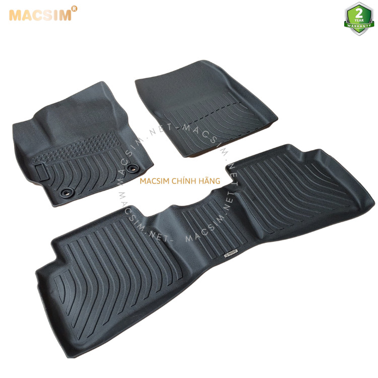 Thảm lót sàn xe ô tô Toyota Corolla Altis 2020+ (sd) Nhãn hiệu Macsim chất liệu nhựa TPE cao cấp màu đen
