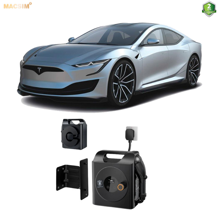 Sạc di động cao cấp ô tô điện Tesla Model s ev - Sạc di động cao cấp 3,68KW (6-16A) chính hãng Macsim