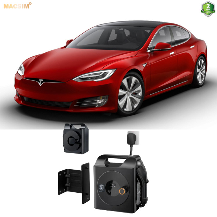 Sạc di động cao cấp ô tô điện Tesla Model x ev - Sạc di động cao cấp 3,68KW (6-16A) chính hãng Macsim