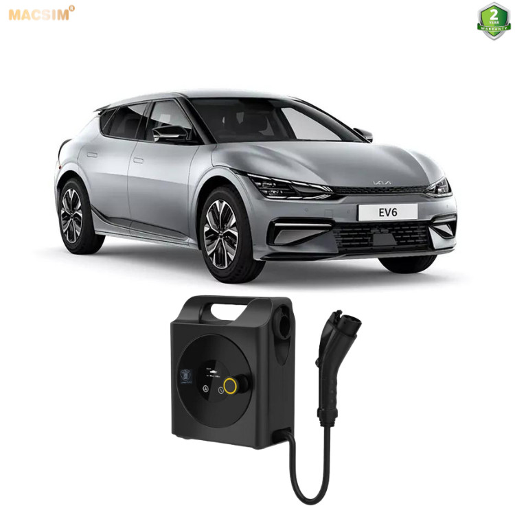 Sạc ô tô điện Kia ev6  3,68KW - Sạc di động cao cấp  (6-16A) chính hãng Macsim