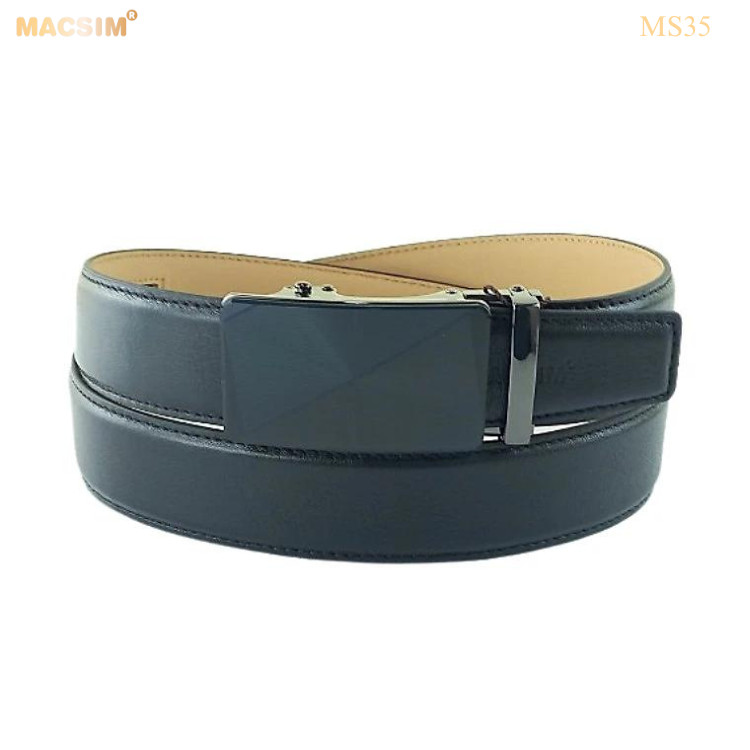 Thắt lưng nam da thật cao cấp nhãn hiệu Macsim MS35