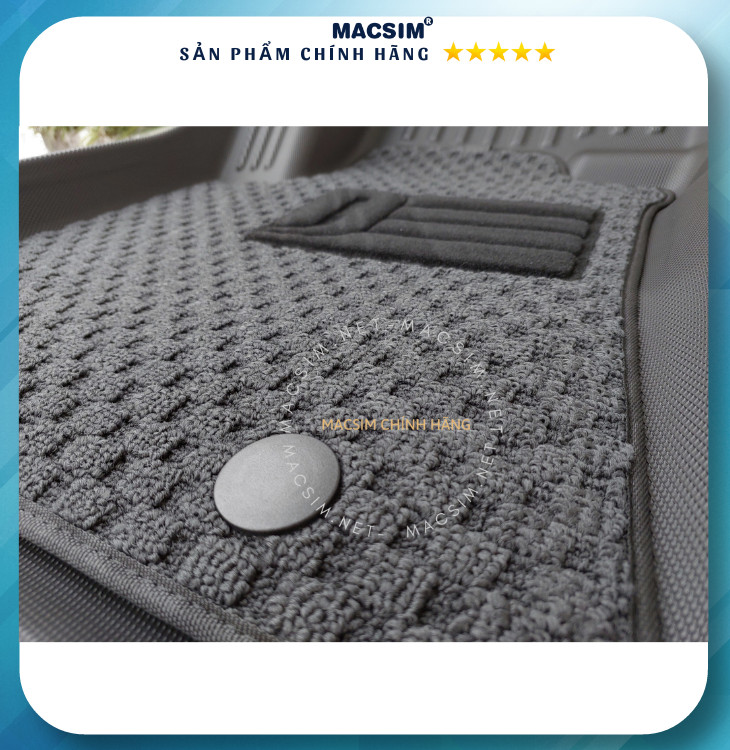 Thảm lót sàn qd ô tô 2 lớp cao cấp dành cho xe  MG5 nhãn hiệu Macsim  chất liệu TPV