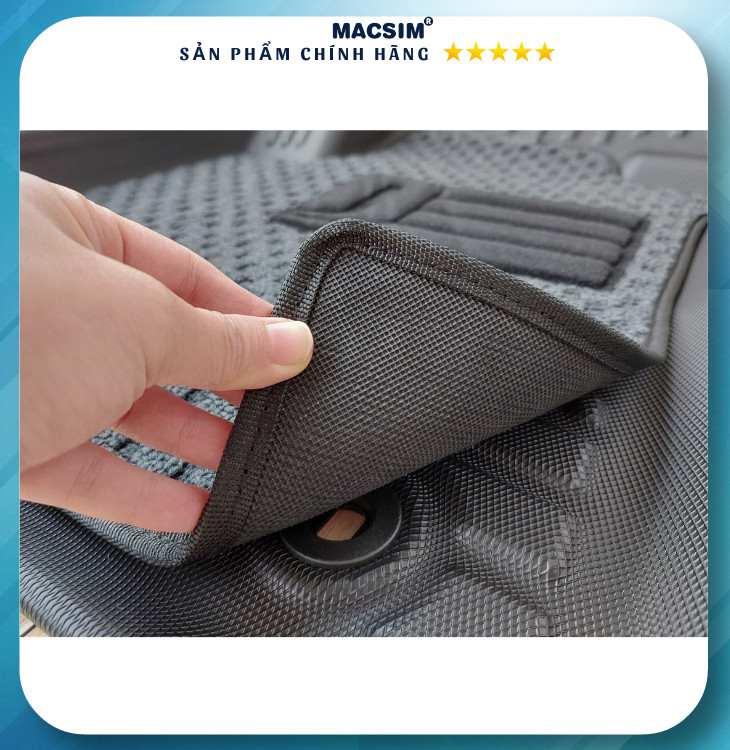 Thảm lót sàn qd ô tô 2 lớp cao cấp dành cho xe  MG5 nhãn hiệu Macsim  chất liệu TPV