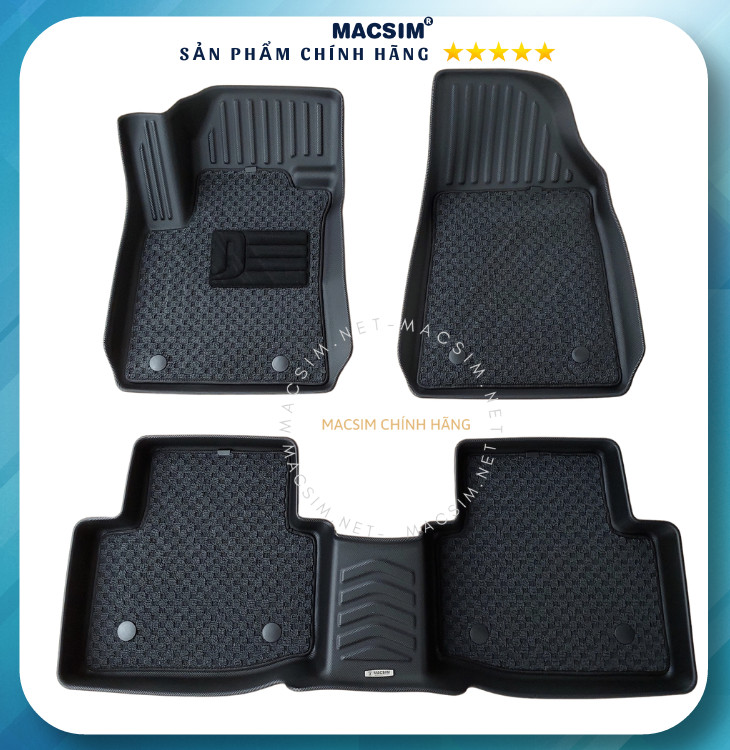 Thảm lót sàn qd ô tô 2 lớp cao cấp dành cho xe  MG5 nhãn hiệu Macsim  chất liệu TPV