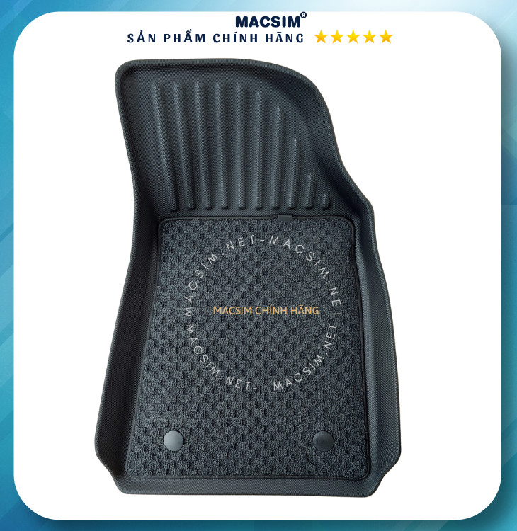 Thảm lót sàn qd ô tô 2 lớp cao cấp dành cho xe  MG5 nhãn hiệu Macsim  chất liệu TPV
