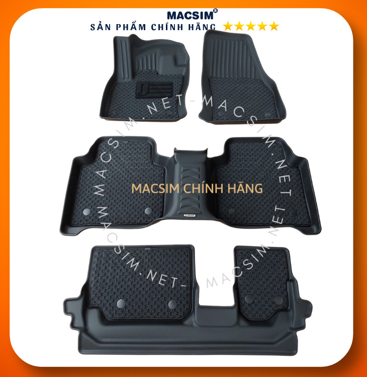 Thảm lót sàn ô tô 2 lớp cao cấp dành cho xe Skoda Kodiaq 2023 nhãn hiệu Macsim  chất liệu TPV