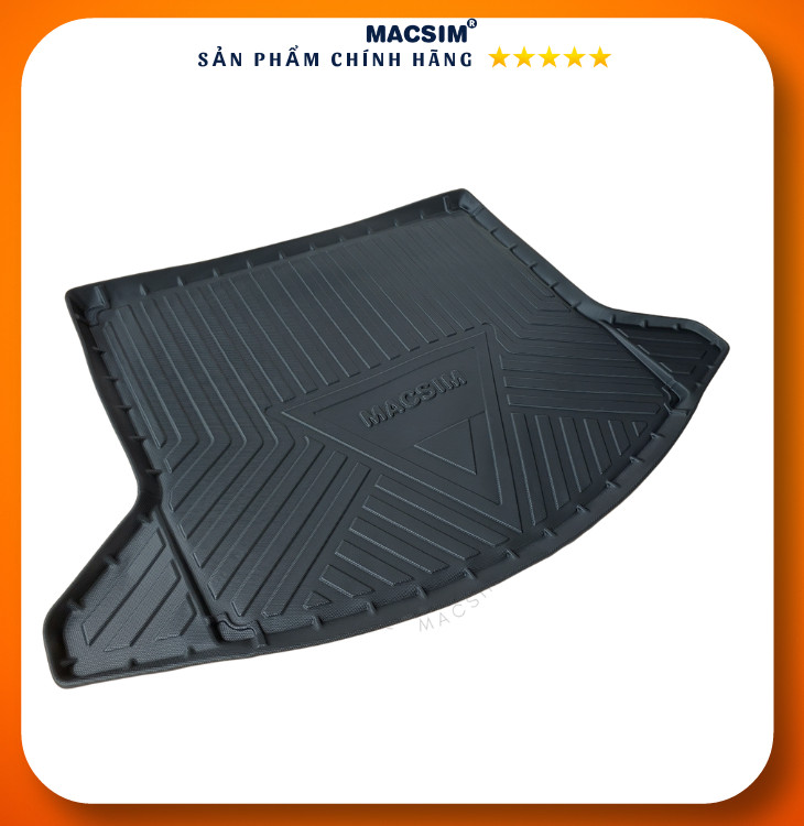 Thảm lót cốp xe ô tô MAZDA CX5 2017+ (qd) nhãn hiệu Macsim chất liệu TPV cao cấp màu đen