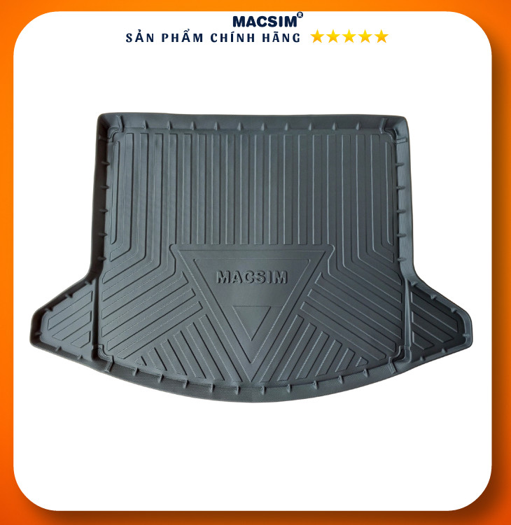 Thảm lót cốp xe ô tô MAZDA CX5 2017+ (qd) nhãn hiệu Macsim chất liệu TPV cao cấp màu đen