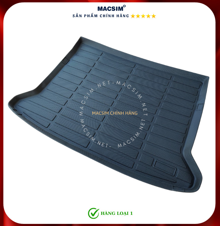 Thảm lót cốp xe ô tô SĐ  Mazda CX30  nhãn hiệu Macsim chất liệu TPE cao cấp màu đen