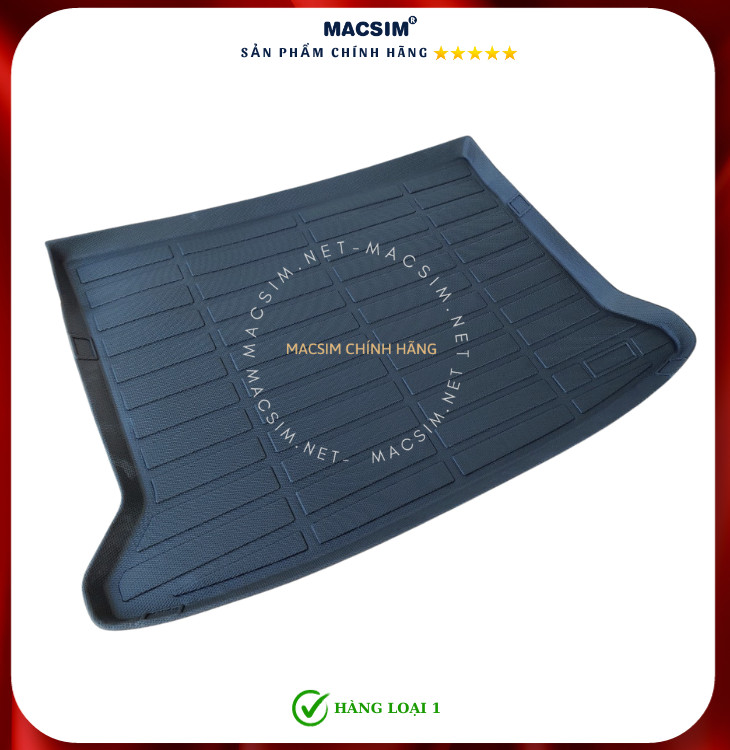 Thảm lót cốp xe ô tô SĐ  Mazda CX30  nhãn hiệu Macsim chất liệu TPE cao cấp màu đen