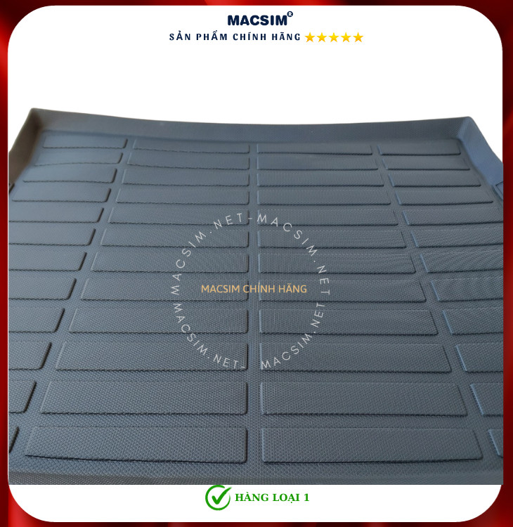 Thảm lót cốp xe ô tô SĐ  Mazda CX30  nhãn hiệu Macsim chất liệu TPE cao cấp màu đen