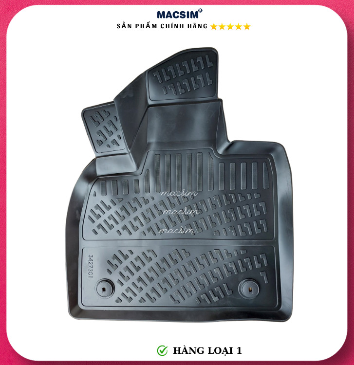 Thảm lót sàn ô tô nhựa TPU Silicon Hyundai Palisade 7 seats Nhãn hiệu Macsim