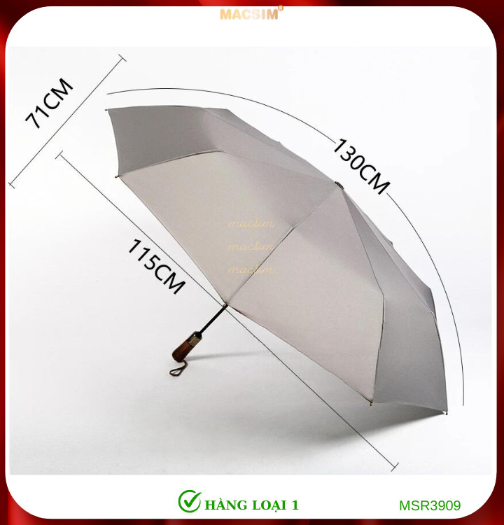 Ô Dù cao cấp Nhãn hiệu Macsim RST Mã 3909