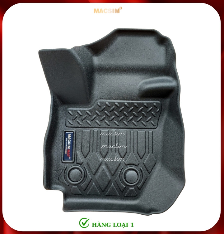 Thảm lót sàn xe ô tô Suzuki Jimny 2018 - nay (sd1) Nhãn hiệu Macsim chất liệu nhựa TPE cao cấp màu đen