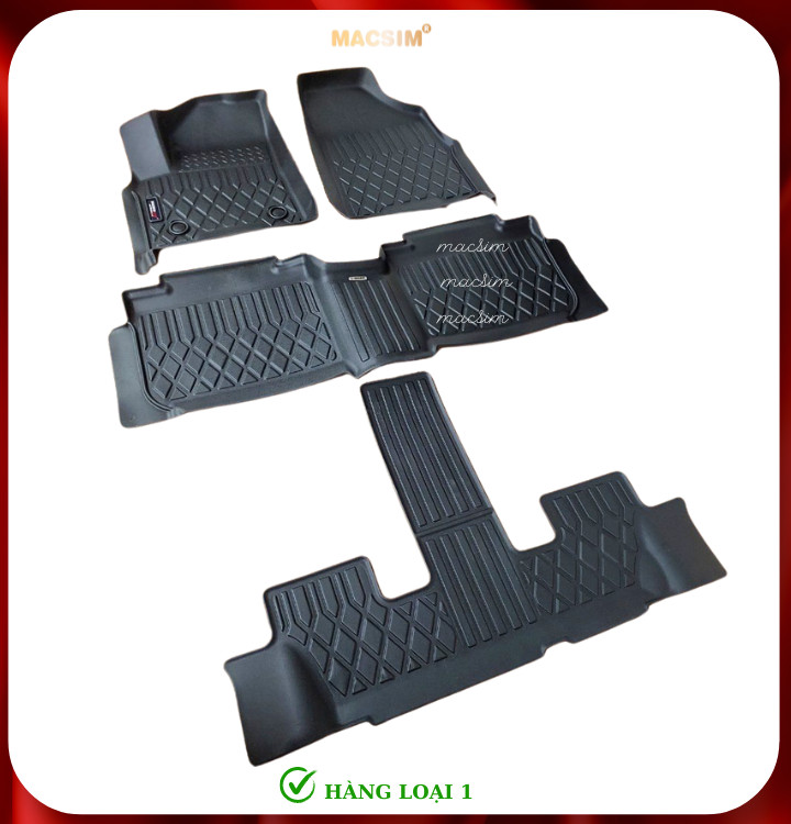 Thảm lót sàn ô tô Hyundai Custin Macsim - Tpe chuẩn phom,  Sử dụng lâu dài (Mã 01)