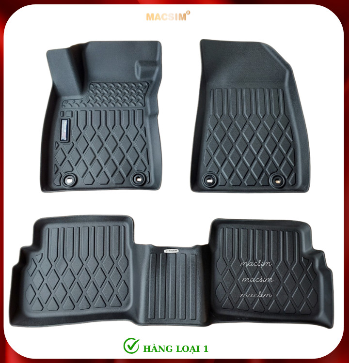 Thảm lót sàn xe ô tô MG ZS (sd) Nhãn hiệu Macsim chất liệu nhựa TPE cao cấp màu đen